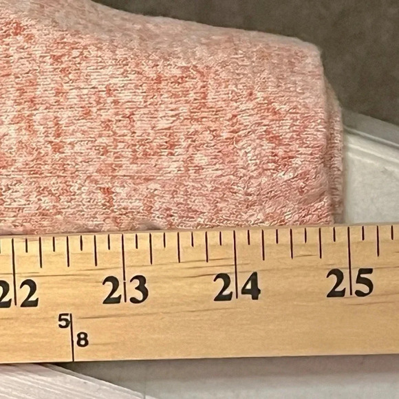 Free People Ginger Cozy Tie Front Sweater Dress Pink V-neck Size XS Bodycon Mini - Picture 8 of 13